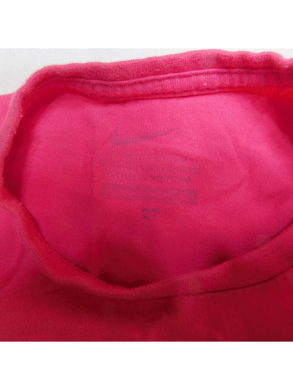 Nike Toddler Girls Pink Graphic T Shirt Size 2T Show Em Who's Boss Swoosh